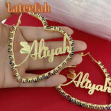 Zircon Heart Earrings for Women Girls Hiphop Sexy Hoop Earrings