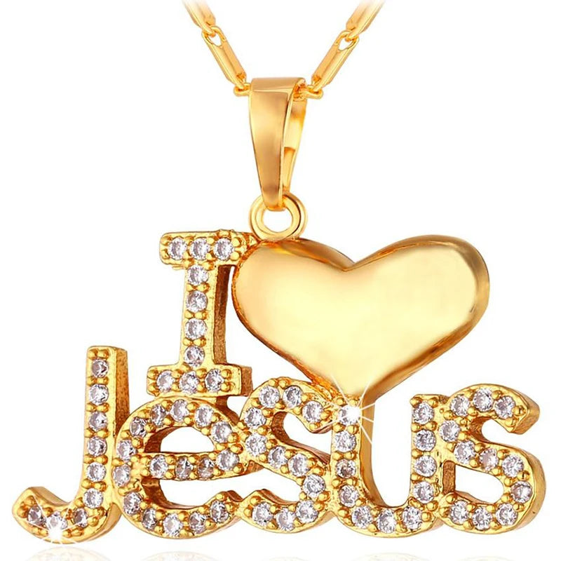 Zircon Heart Name Necklace Personalised Pendant
