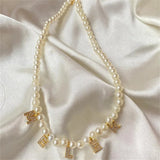 Zircon Necklace Personalized Crystal Pearl Choker