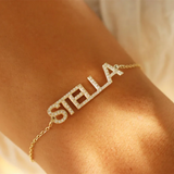 Zirconia Name Bracelets For Women Children Jewelry