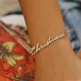 Zirconia Name Bracelets For Women Children Jewelry