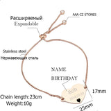 Stainless Steel Women's Bracelets - Adjustable