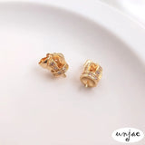 14K Inlaid Zircon Crown Pearl Pendant DIY Accessories