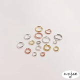 18K Silver Platinum Single Ring Connecting Ring DIY Hand Jewelry