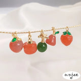 Leaf Petal Branch Pendant Holder 14K DIY Crystal Jade Pearl Accessory