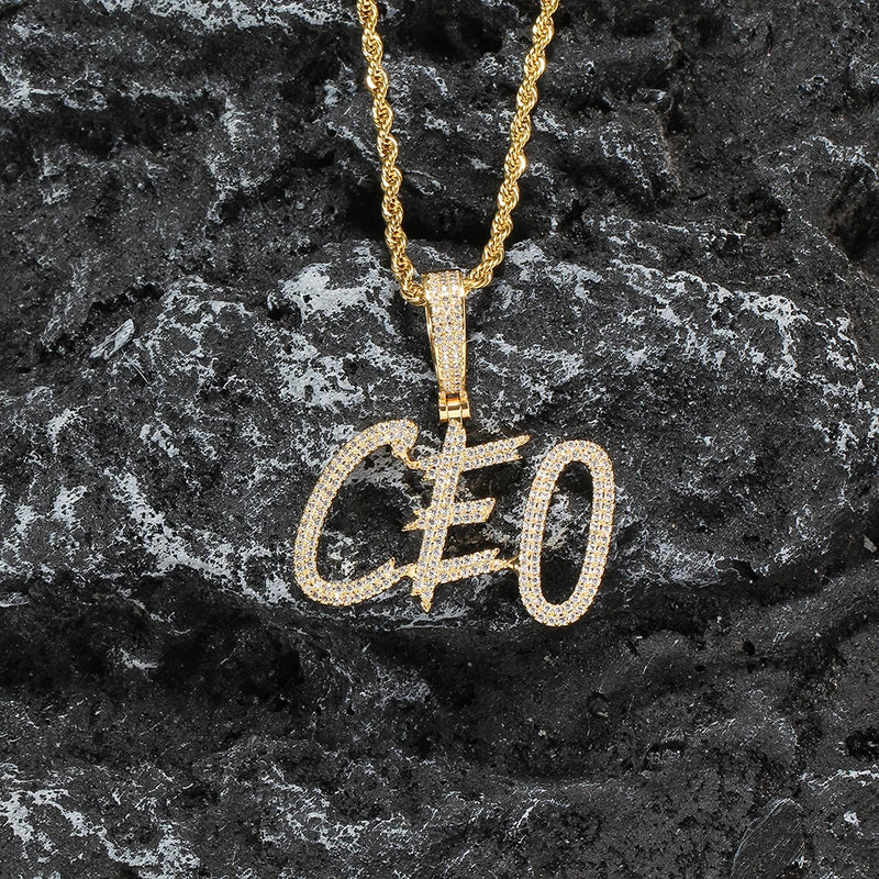 Men's Zircon Necklace Jewelry CP21