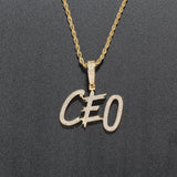 Men's Zircon Necklace Jewelry CP21