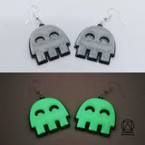 Stainless Steel Luminous Hoop Earrings Pendants for Women