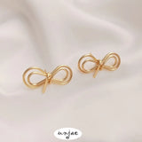 14K Gold-Clad Butterfly Pearl Pin Earrings DIY Jewelry
