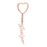 Stainless Steel Rosegold Keychain Mothers Gift