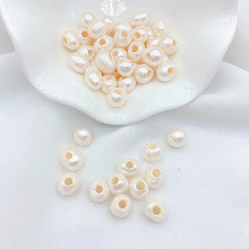 Freshwater Baroque Pearl Rice Beads DIY Bracelet Necklace Material