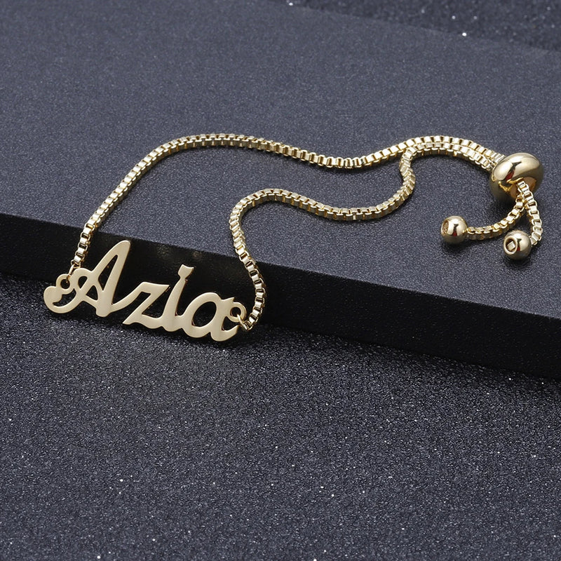 Personalized Stainless Steel Bracelet Charms with Love Message
