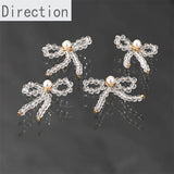 Chinese Knot Crystal Pendant Earrings DIY Material