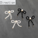 Chinese Knot Crystal Pendant Earrings DIY Material