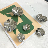 Metal Petal DIY Jewelry Earring Accessories Material