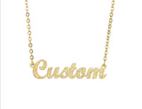 Zircon Name Bracelets Personalized Bangles