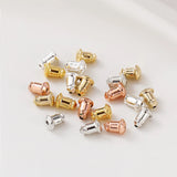 14K Bullet Head Ear Plug Earrings