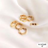 14k Plum Blossom Bead Ring Set, DIY Jewelry Material