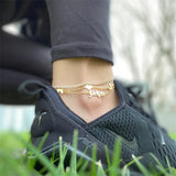 Custom Name Anklet Women Stainless Steel Personalized Leg Chain Foot Jewelry