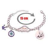 Personalised Allah Muslim Baby Child Bangles Bracelets
