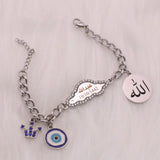 Personalised Allah Muslim Baby Child Bangles Bracelets