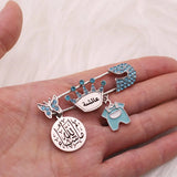 Islamic Muslim Mashallah Baby Pin Brooch
