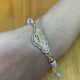 Personalised Arabic Quran Baby Child Bangles Bracelets