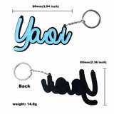 Custom Letter Acrylic Keychain Personalized Name Words Car Key Ring Jewelry