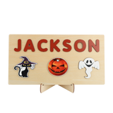 Wooden Alphabet Puzzle Kids Toy Number Shape Matching 3D Puzzle Gift