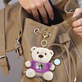Teddy Dog Plush Keychain Small Pendant Kids Toys Backpack Hangings