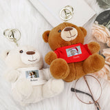 Teddy Dog Plush Keychain Small Pendant Kids Toys Backpack Hangings