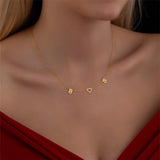 Personalized Initial Necklace Stainless Steel for Women