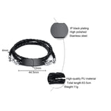Custom Engraved Men's Leather Bracelet