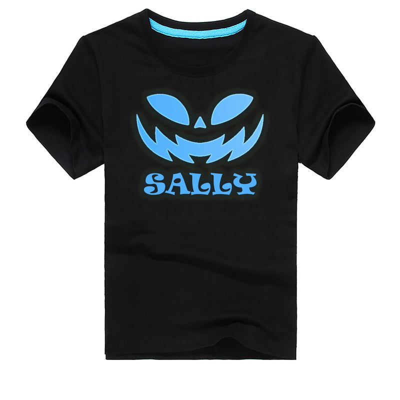 Halloween Luminous Short Sleeve T-Shirt Men's Casual Tee