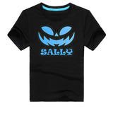 Halloween Luminous Short Sleeve T-Shirt Men's Casual Tee