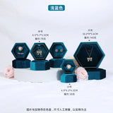 Customizable Hexagonal Jewelry Box Ring Necklace Box