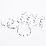 Personalized Name Diamond Letter Bracelet Love Charm Silver Jewelry