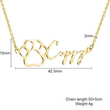 Custom Stainless Name Necklace for Women