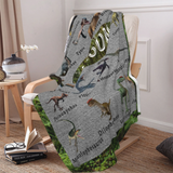 Personalized Nordic Throw Blanket Fluffy Plaid Bedspreads King Size