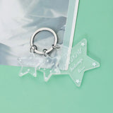 Customizable Name Stars Acrylic Keychain Blanks for Craft Projects