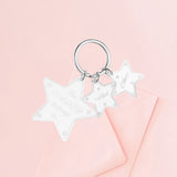 Customizable Name Stars Acrylic Keychain Blanks for Craft Projects
