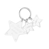 Customizable Name Stars Acrylic Keychain Blanks for Craft Projects