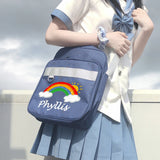 Cute Canvas Small Bag Harajuku Diagonal Bag for Women
