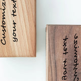Customizable Wooden Notebook Anti-fall Easy To Carry Record Schedule