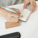 Customizable Wooden Notebook Anti-fall Easy To Carry Record Schedule