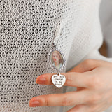 Customizable Photo Brooches Ladies Non-Reflective Fixing Clothes Lapjson Pins