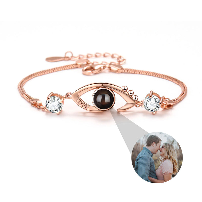Customizable Photo EyesCircle Photo Bracelet Projection Bracelets