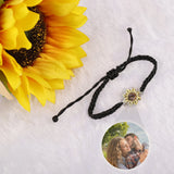 Customizable Lucky Knot Sunflower Bracelet Strap Adjustable Jewelry