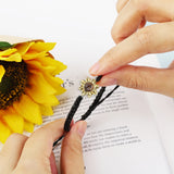 Customizable Lucky Knot Sunflower Bracelet Strap Adjustable Jewelry