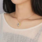 Customizable Heart Necklace Stainless Steel Ladies Jewelry